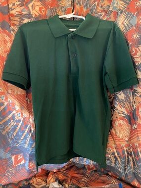 Kids  Polo Shirt - Forest Green